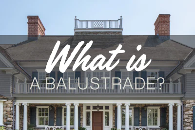 What is a balustrade?